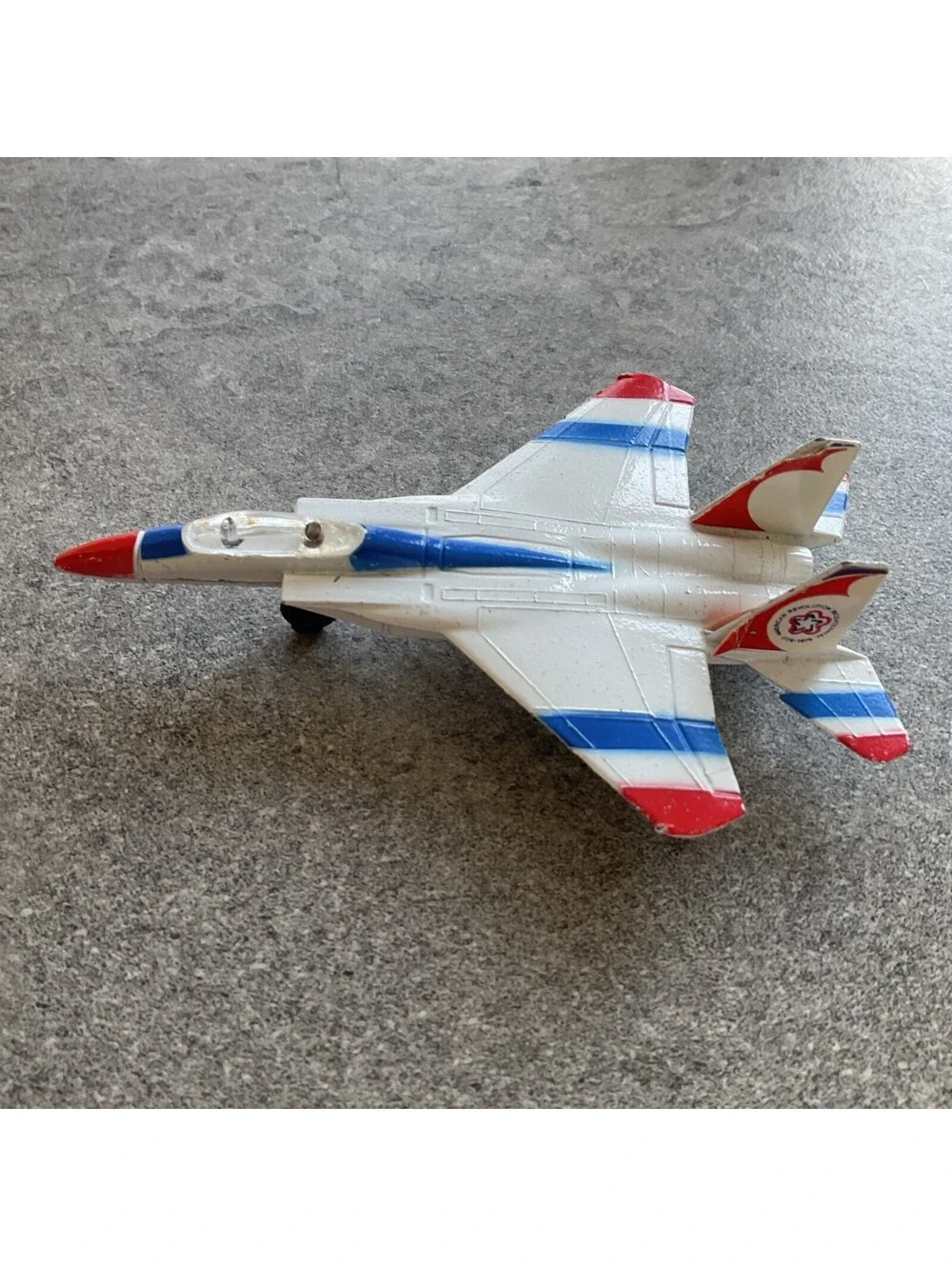 American Revolution Bicentennial F-15 Eagle Patriotic Fighter Jet Metal Diecast